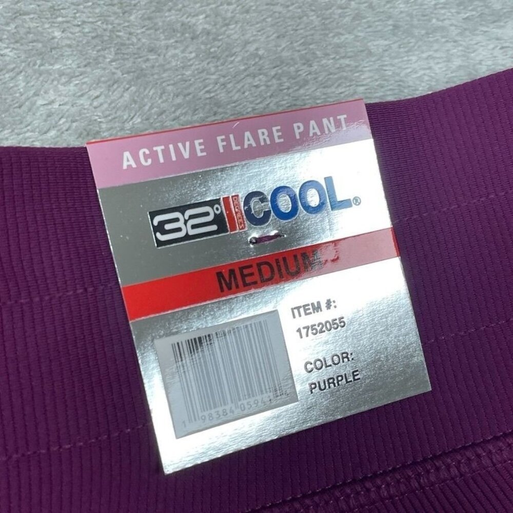 32 Degrees Cool Womens Active Flare Pants Purple Medium d0443 - Picture 4 of 6